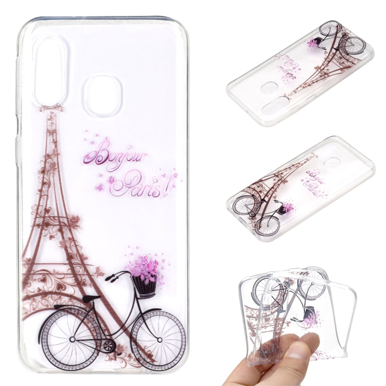 Fashion Pattern TPU Shockproof Protective Case for Galaxy A40