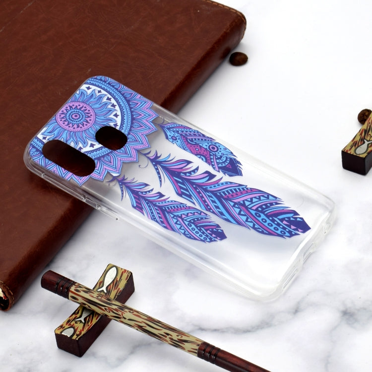 Fashion Pattern TPU Shockproof Protective Case for Galaxy A40