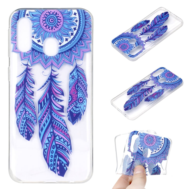 Fashion Pattern TPU Shockproof Protective Case for Galaxy A40