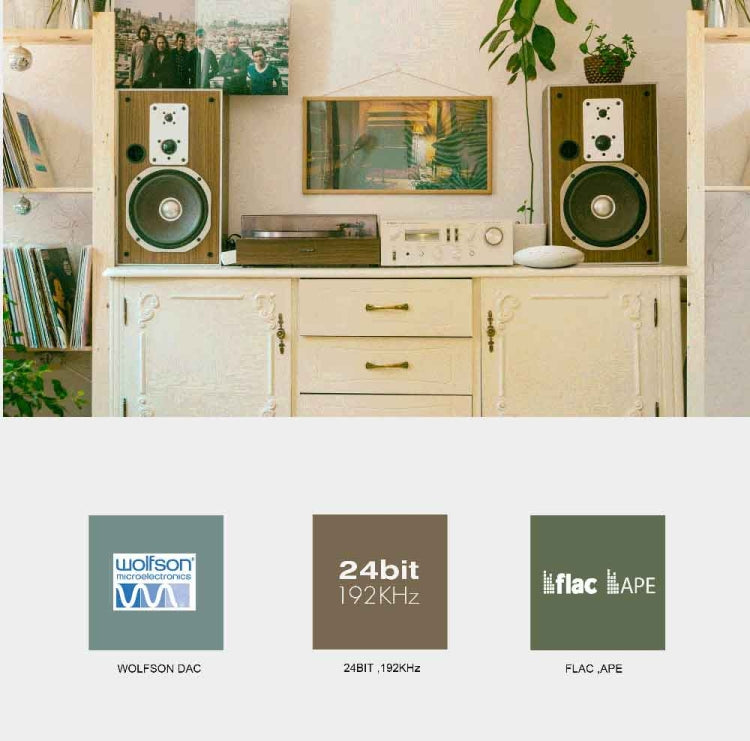 MOZU HiFi Wireless Music Box Arylic Audio Receiver