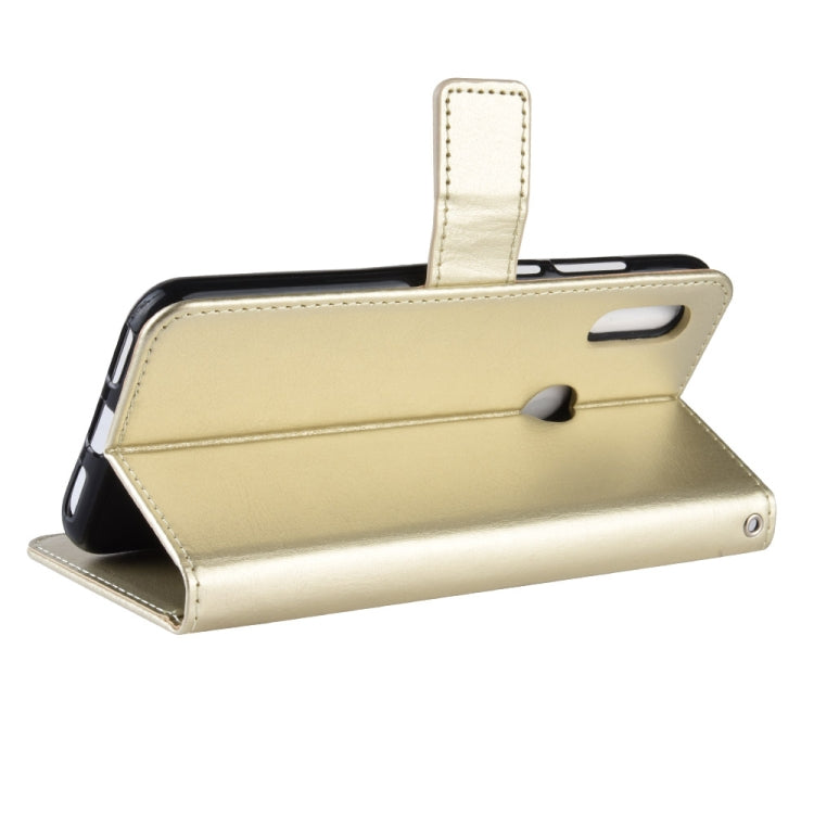 Retro Crazy Horse Texture Horizontal Flip Leather Case for Huawei Y6 (2019), with Holder & Card Slots & Photo Frame