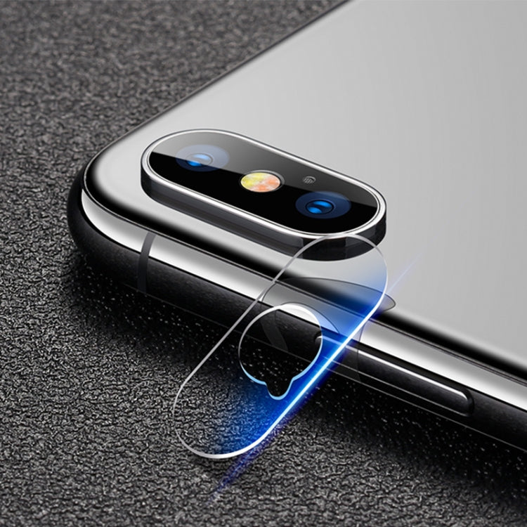 For iphone xs / x 2pcs mocolo 0.15mm 9H 2.5D Round Edge Rear Camera Lens Tempered Glass Film 2pcs mocolo 0.15mm 9H 2.5D Round Edge Rear Camera Lens Tempered Glass Film