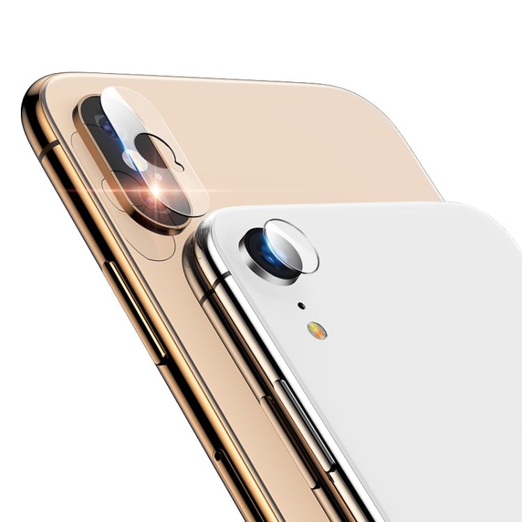 For iphone xs / x 2pcs mocolo 0.15mm 9H 2.5D Round Edge Rear Camera Lens Tempered Glass Film 2pcs mocolo 0.15mm 9H 2.5D Round Edge Rear Camera Lens Tempered Glass Film