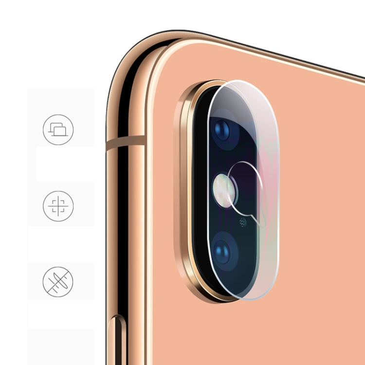 For iphone xs / x 2pcs mocolo 0.15mm 9H 2.5D Round Edge Rear Camera Lens Tempered Glass Film 2pcs mocolo 0.15mm 9H 2.5D Round Edge Rear Camera Lens Tempered Glass Film