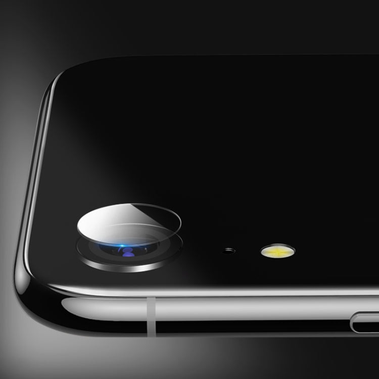 For iPhone XR 2pcs mocolo 0.15mm 9H 2.5D Round Edge Rear Camera Lens Tempered Glass Film