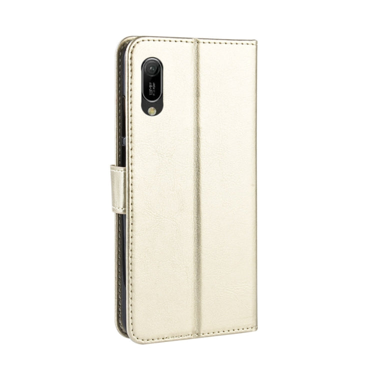 Retro Crazy Horse Texture Horizontal Flip Leather Case for Huawei Y6 Pro (2019), with Holder & Card Slots & Photo Frame