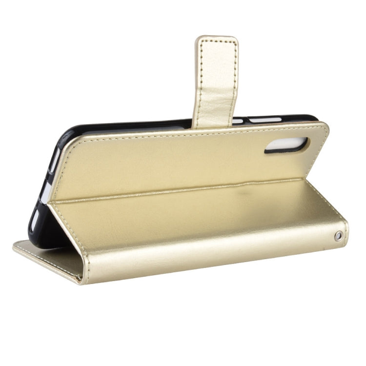 Retro Crazy Horse Texture Horizontal Flip Leather Case for Huawei Y6 Pro (2019), with Holder & Card Slots & Photo Frame