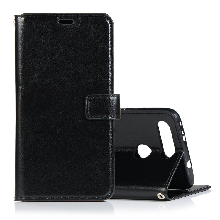 Crazy Horse Texture Horizontal Flip Leather Case with Holder & Card Slots & Wallet & Photo Frame for Huawei Honor V20