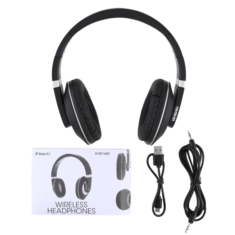 Z3-09 Bluetooth 4.2 Wireless Stereo Foldable Bluetooth Headphone with Microphone, Support 3.5mm AUX Cable