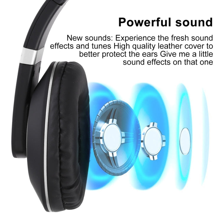 Z3-09 Bluetooth 4.2 Wireless Stereo Foldable Bluetooth Headphone with Microphone, Support 3.5mm AUX Cable