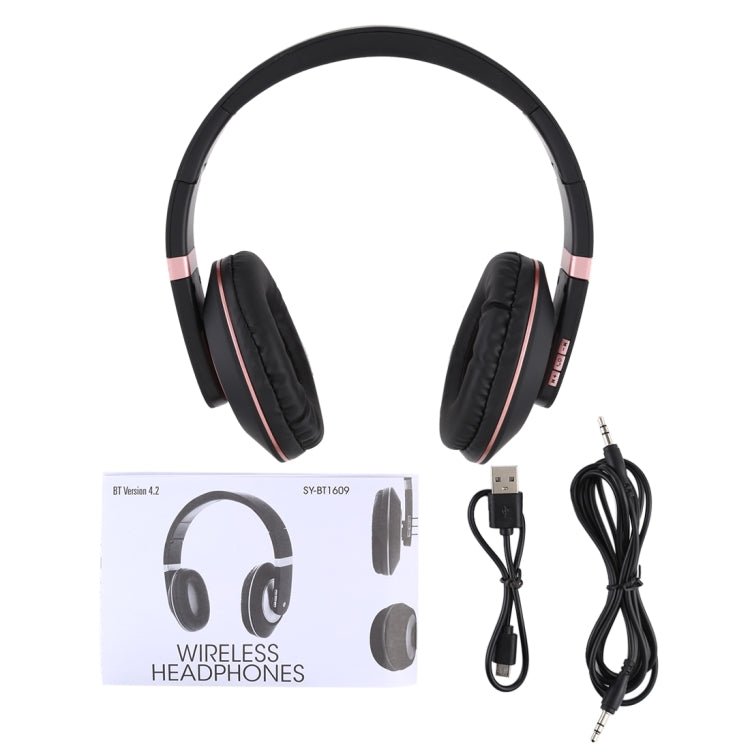 Z3-09 Bluetooth 4.2 Wireless Stereo Foldable Bluetooth Headphone with Microphone, Support 3.5mm AUX Cable