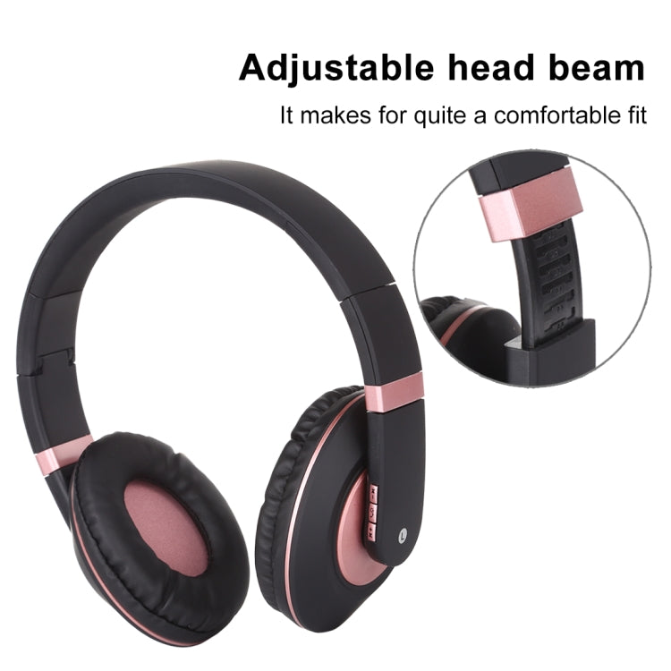 Z3-09 Bluetooth 4.2 Wireless Stereo Foldable Bluetooth Headphone with Microphone, Support 3.5mm AUX Cable