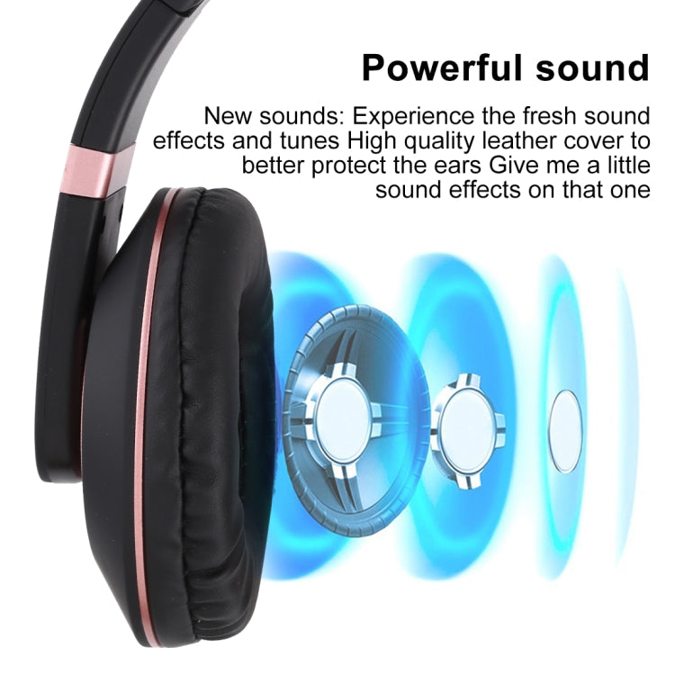 Z3-09 Bluetooth 4.2 Wireless Stereo Foldable Bluetooth Headphone with Microphone, Support 3.5mm AUX Cable