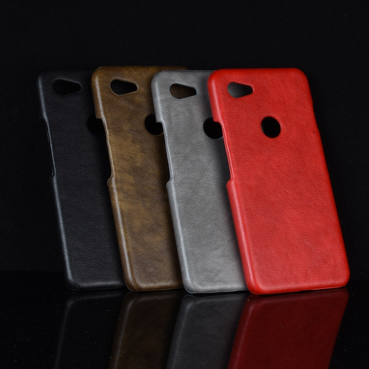 Shockproof Litchi Texture PC + PU Case for Google Pixel 3a XL
