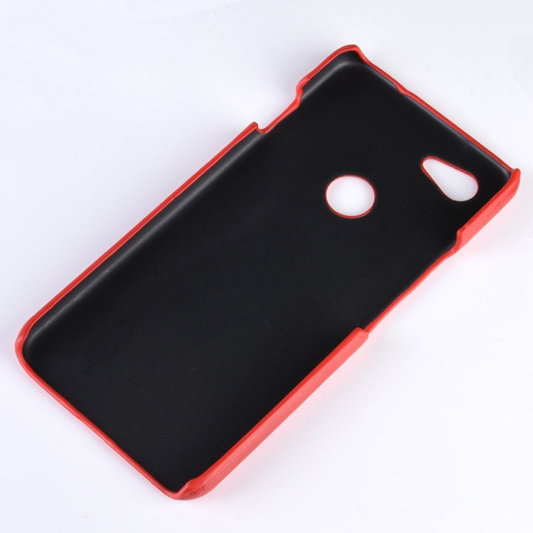 Shockproof Litchi Texture PC + PU Case for Google Pixel 3a XL