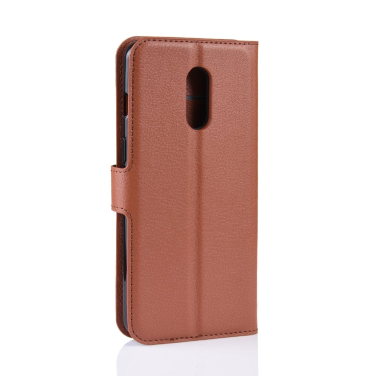 Litchi Texture Horizontal Flip Leather Case for OnePlus 7, with Holder & Card Slots & Wallet