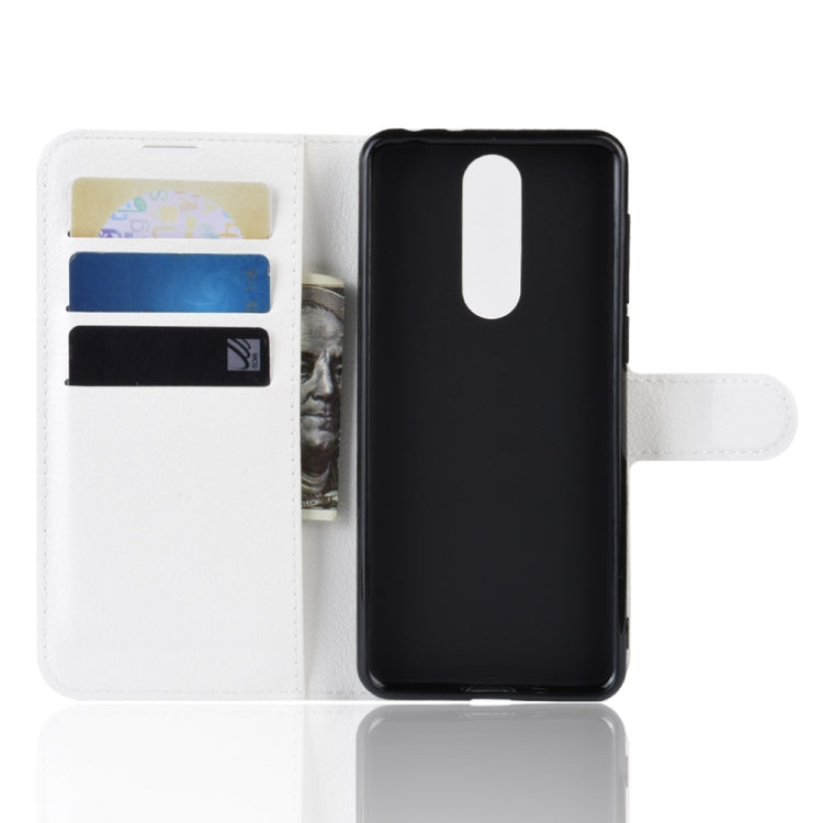 Litchi Texture Horizontal Flip Leather Case for Alcatel 3 2019, with Holder & Card Slots & Wallet