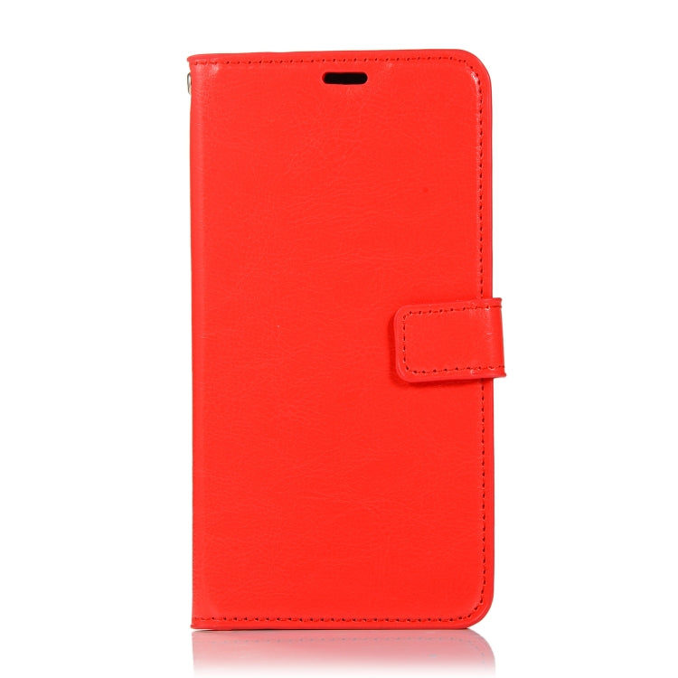 Crazy Horse Texture Horizontal Flip Leather Case with Holder & Card Slots & Wallet & Photo Frame for Galaxy  M20