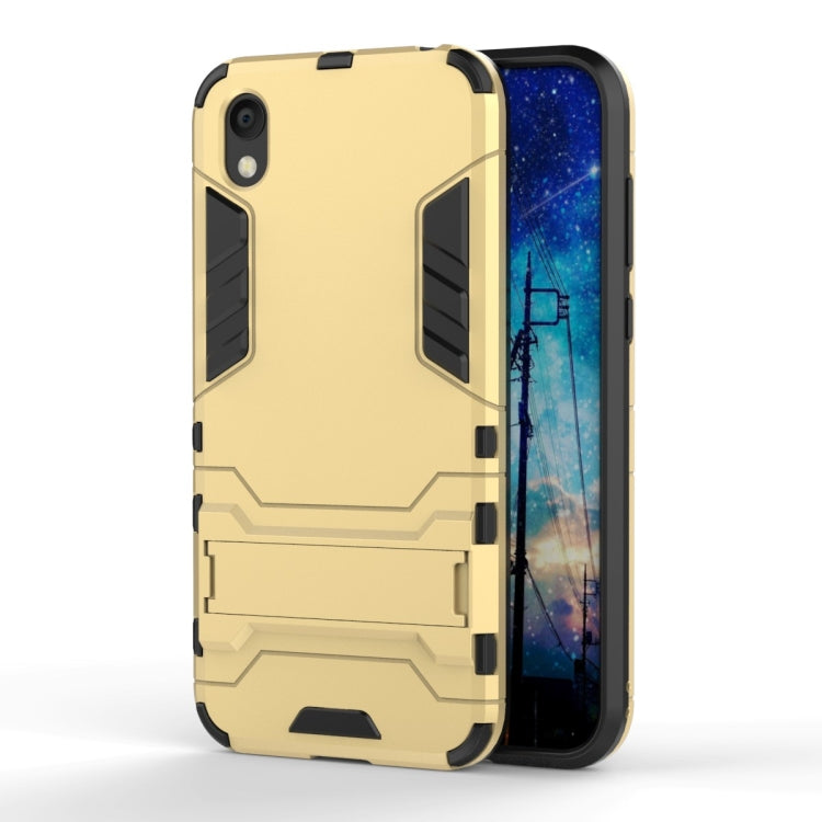 Shockproof PC + TPU Case for Huawei Honor 8S, with Holder