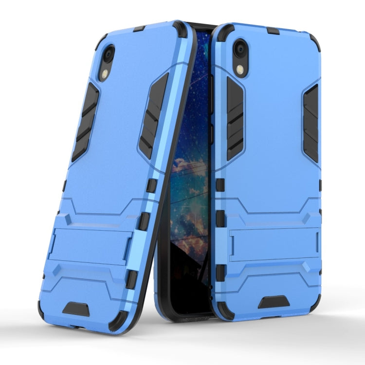Shockproof PC + TPU Case for Huawei Honor 8S, with Holder