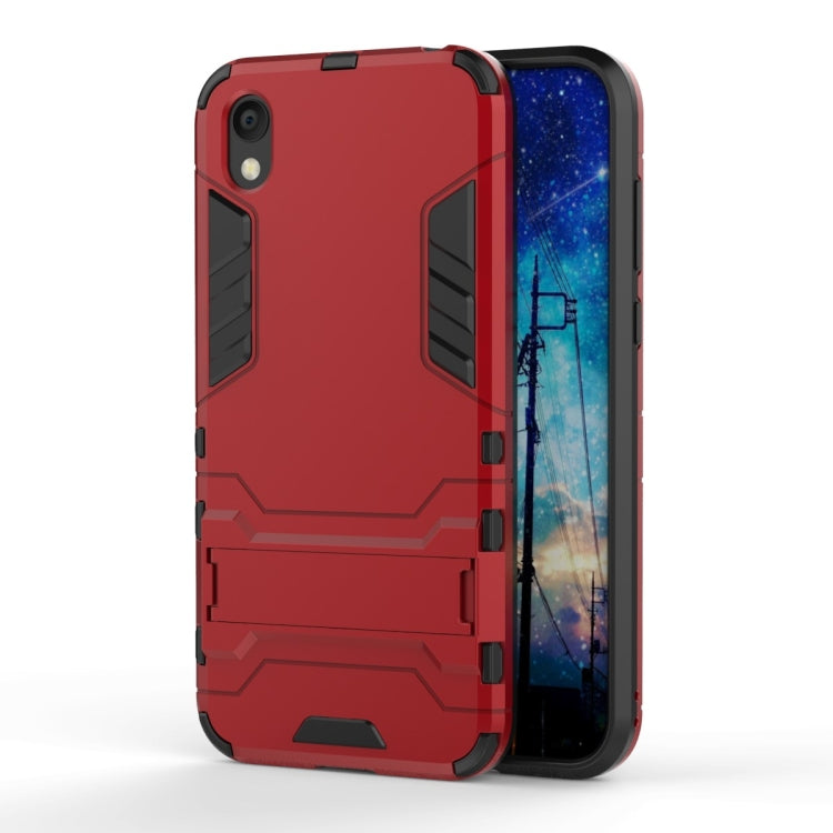 Shockproof PC + TPU Case for Huawei Honor 8S, with Holder