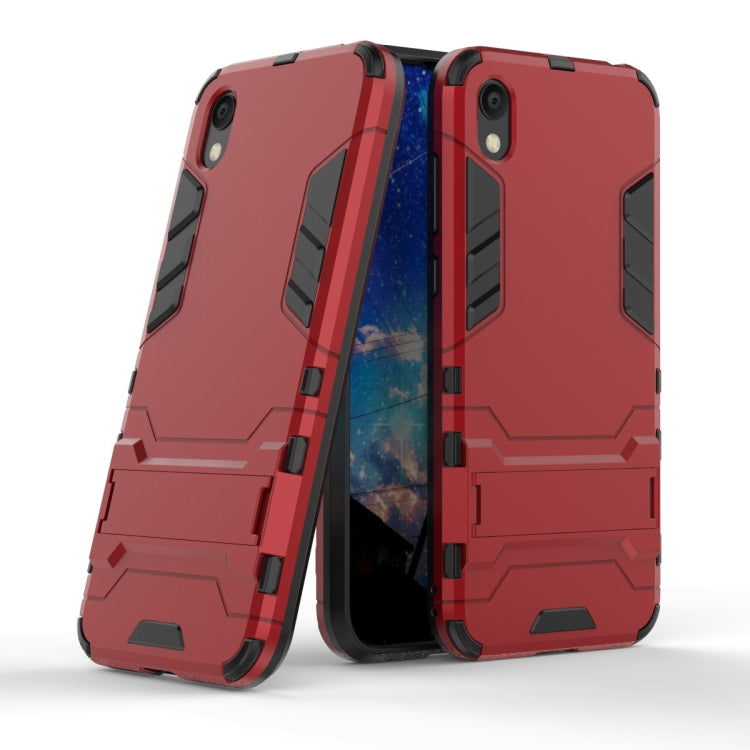 Shockproof PC + TPU Case for Huawei Honor 8S, with Holder