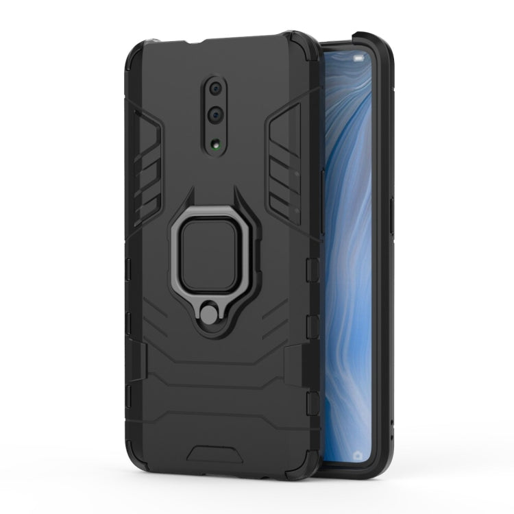 PC + TPU Shockproof Protective Case with Magnetic Ring Holder for OPPO Reno