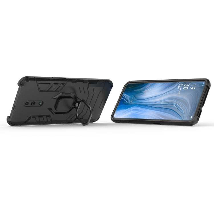 PC + TPU Shockproof Protective Case with Magnetic Ring Holder for OPPO Reno