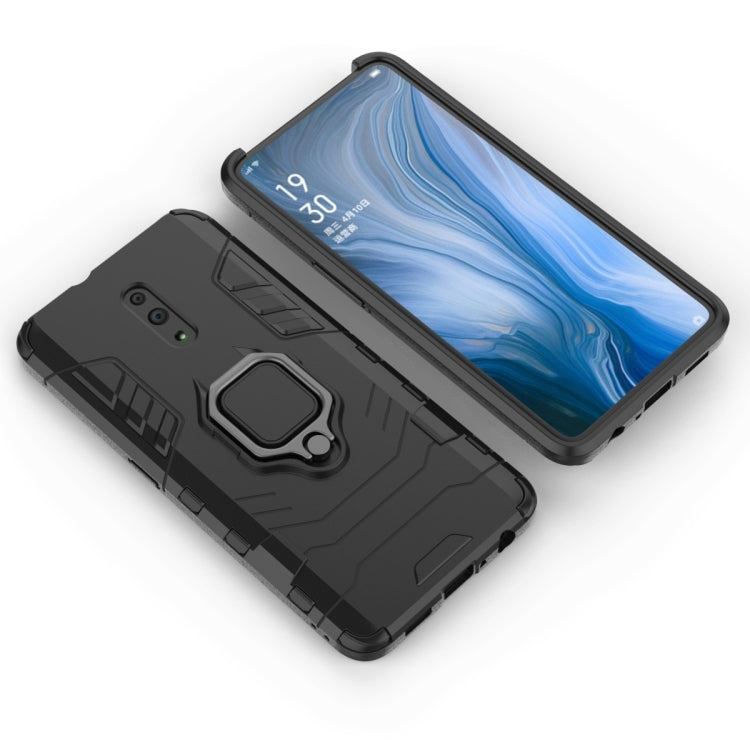PC + TPU Shockproof Protective Case with Magnetic Ring Holder for OPPO Reno