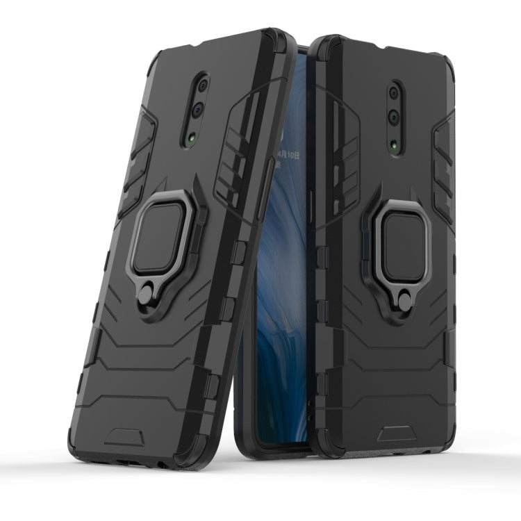 PC + TPU Shockproof Protective Case with Magnetic Ring Holder for OPPO Reno