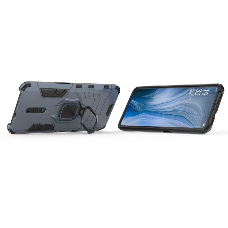PC + TPU Shockproof Protective Case with Magnetic Ring Holder for OPPO Reno