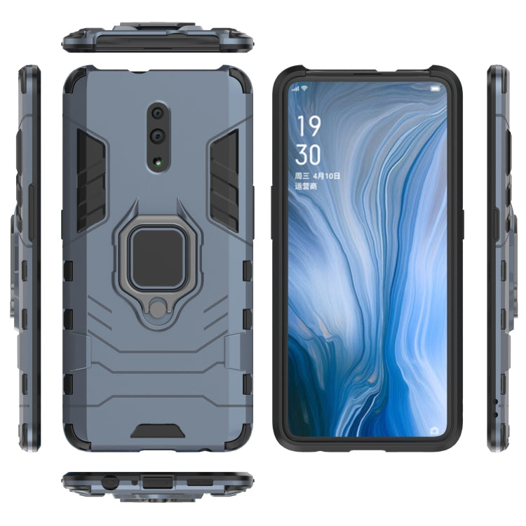 PC + TPU Shockproof Protective Case with Magnetic Ring Holder for OPPO Reno
