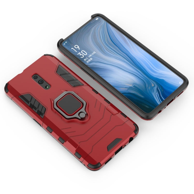 PC + TPU Shockproof Protective Case with Magnetic Ring Holder for OPPO Reno