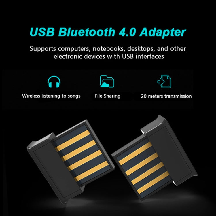 Bluetooth 4.0 Adapter USB Computer Wireless Audio Transceiver