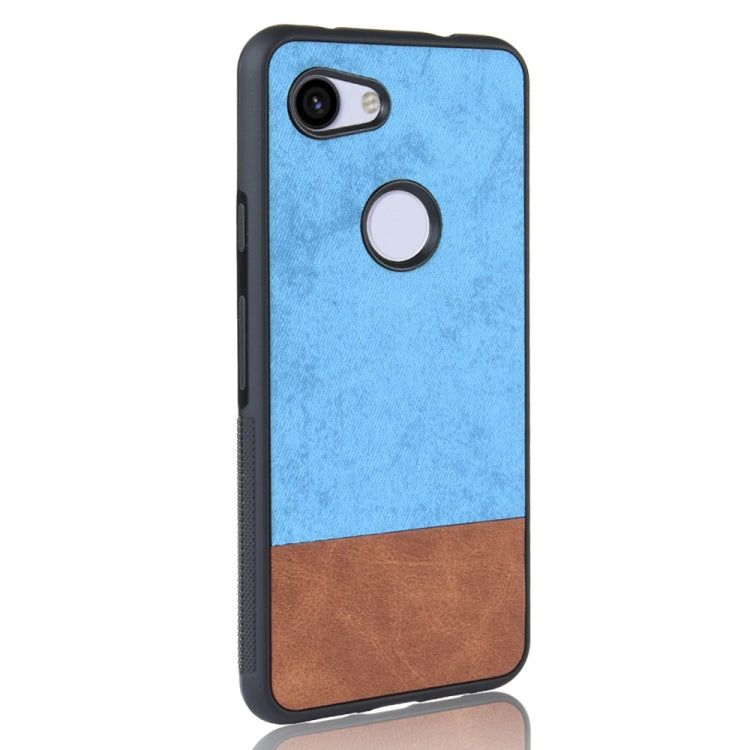 Shockproof Color Matching Denim PC + PU + TPU Protective Case For Google Pixel 3a XL