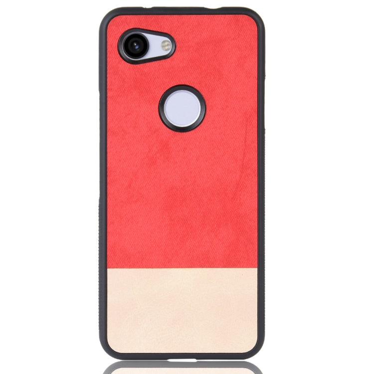 Shockproof Color Matching Denim PC + PU + TPU Protective Case For Google Pixel 3a XL