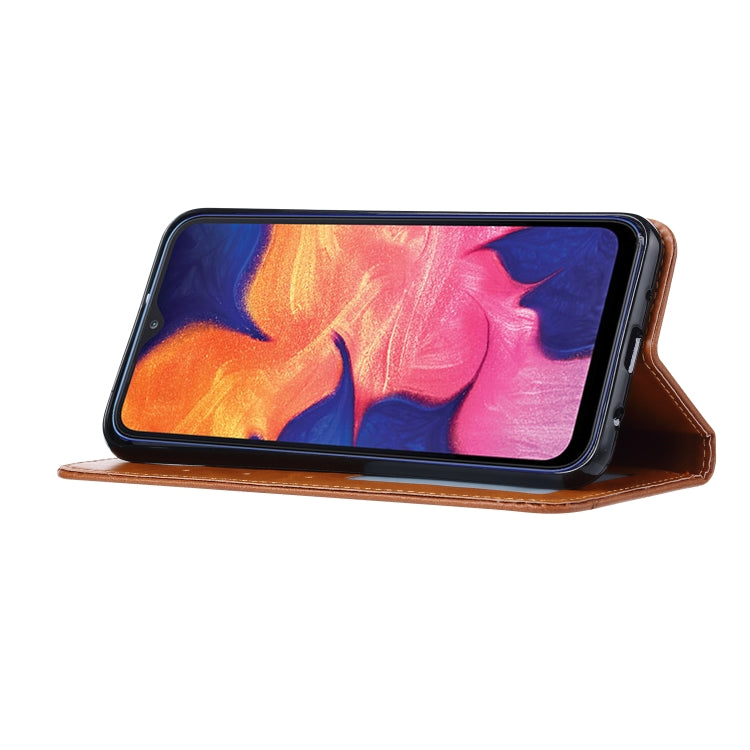 Knead Skin Texture Horizontal Flip Leather Case for Samsung Galaxy A10, with Photo Frame & Holder & Card Slots & Wallet