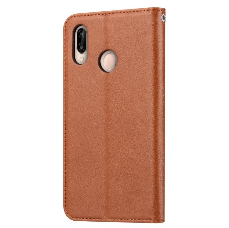 Knead Skin Texture Horizontal Flip Leather Case for HUAWEI Honor8X, with Photo Frame & Holder & Card Slots & Wallet