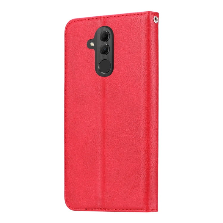 Knead Skin Texture Horizontal Flip Leather Case for Huawei Mate 20 Lite, with Photo Frame & Holder & Card Slots & Wallet