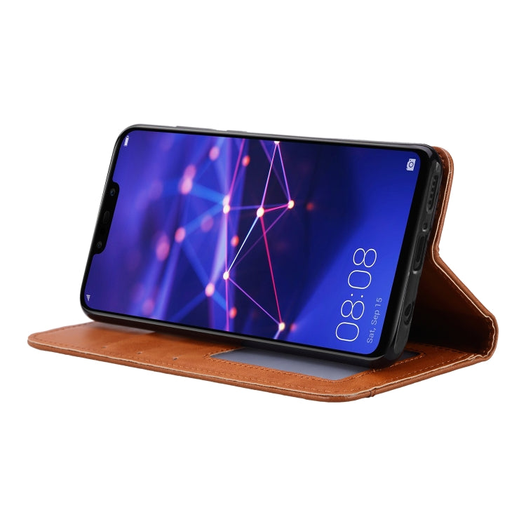 Knead Skin Texture Horizontal Flip Leather Case for Huawei Mate 20 Lite, with Photo Frame & Holder & Card Slots & Wallet