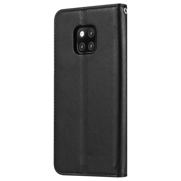 Knead Skin Texture Horizontal Flip Leather Case for Huawei Mate 20 Pro, with Photo Frame & Holder & Card Slots & Wallet