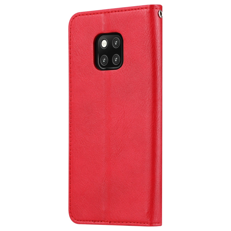 Knead Skin Texture Horizontal Flip Leather Case for Huawei Mate 20 Pro, with Photo Frame & Holder & Card Slots & Wallet