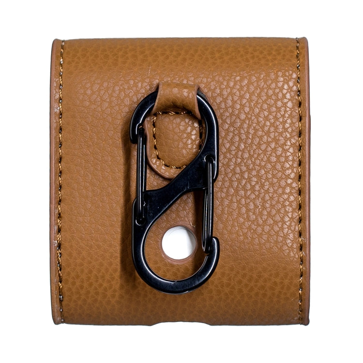 Lychee Wireless Bluetooth Headset Charging Box Leather Case for Apple Airpods