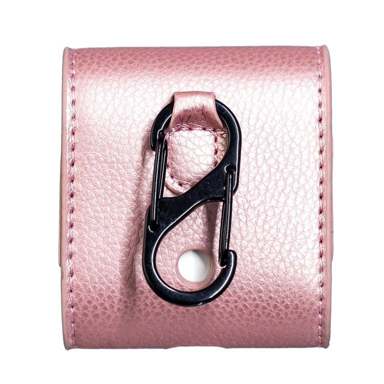 Lychee Wireless Bluetooth Headset Charging Box Leather Case for Apple Airpods