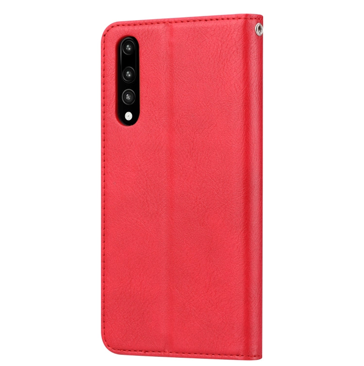 Knead Skin Texture Horizontal Flip Leather Case for Huawei nova 4, with Photo Frame & Holder & Card Slots & Wallet