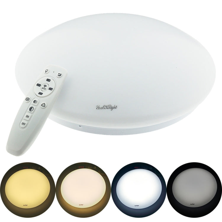 YouOKLight YK2030 18W 72 LEDs SMD 5730 3000-6000K Stepless Dimming LED Ceiling Lamp with Remote Control, AC 85-265V