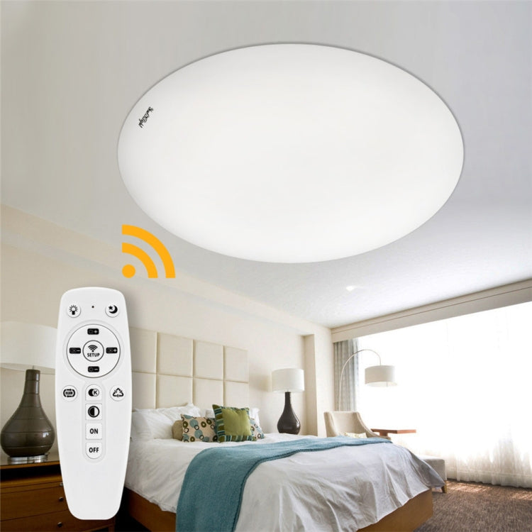 YouOKLight YK2030 18W 72 LEDs SMD 5730 3000-6000K Stepless Dimming LED Ceiling Lamp with Remote Control, AC 85-265V