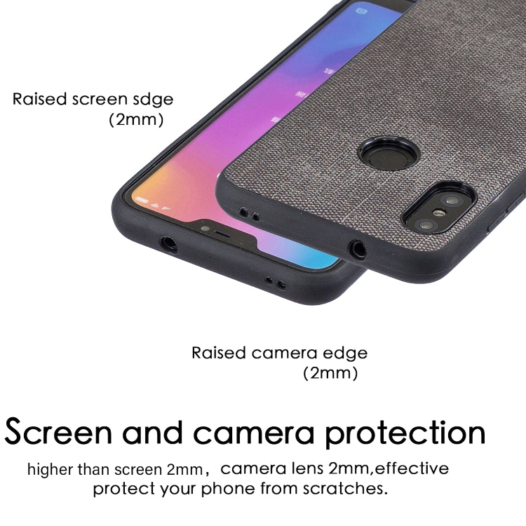 Shockproof  Matching Denim PC + PU + TPU Protective Case for Xiaomi Redmi Note 6 Pro