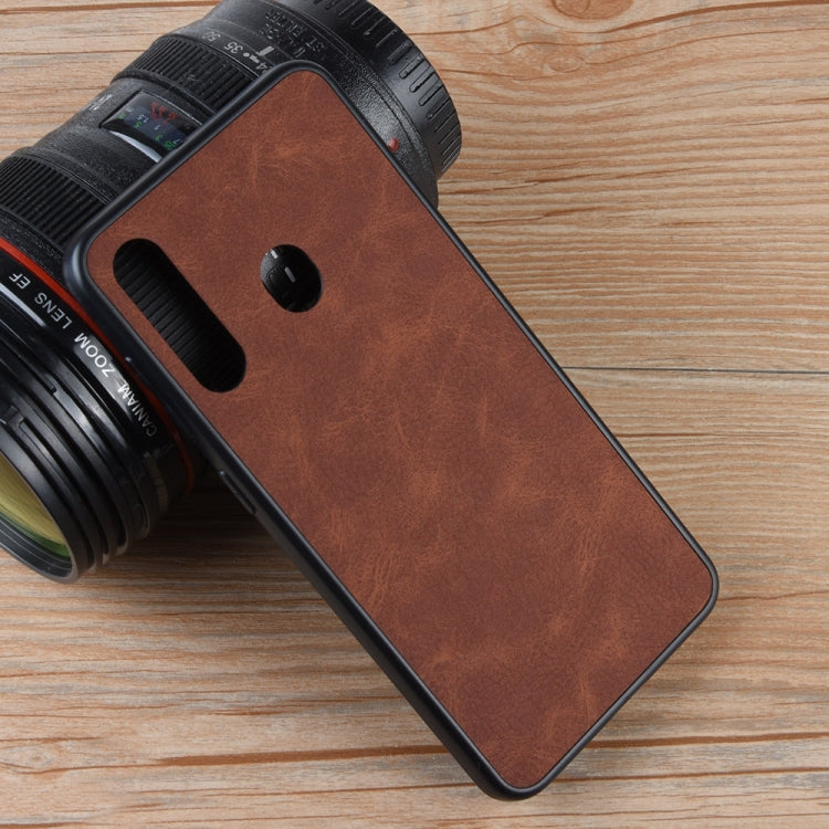 Shockproof Sheep Skin PC + PU + TPU Case For iPhone 7 / 8(Brown)