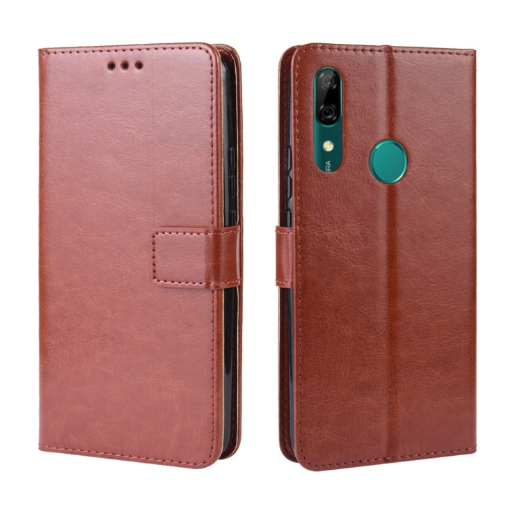Retro Crazy Horse Texture Horizontal Flip Leather Case for Huawei P Smart Z / Y9 Prime (2019), with Holder & Card Slots & Photo Frame